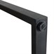 Table de bar industrielle en acier et acacia Bolero 1800x900mm