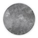 Plateau de table extérieur rond en verre trempé Bolero effet pierre foncée bord blanc 580mm