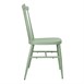 Chaises en aluminium Bolero Windsor vertes (lot de 4)