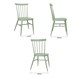Chaises en aluminium Bolero Windsor vertes (lot de 4)