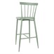 Tabourets hauts en aluminium Bolero Windsor verts (lot de 2)