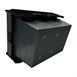 Caisse de transport/stockage en plastique Vogue avec couvercle attaché 600x400x320mm