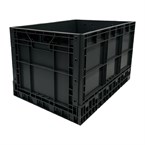 Caisse de transport/stockage pliante en plastique Vogue 594x396x353mm
