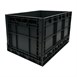 Caisse de transport/stockage pliante en plastique Vogue 594x396x353mm
