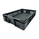 Caisse de rangement en plastique perforé Vogue 600x400x120mm