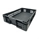 Caisse de rangement en plastique perforé Vogue 600x400x120mm