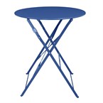 Table de terrasse ronde Bolero Perth bleu marine foncé