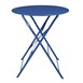 Table de terrasse ronde Bolero Perth bleu marine foncé
