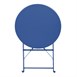 Table de terrasse ronde Bolero Perth bleu marine foncé
