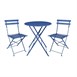 Table de terrasse ronde Bolero Perth bleu marine foncé