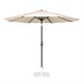 Parasol rond Bolero Seville 3m crème