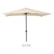 Parasol rectangulaire Bolero Seville 2x3m crème
