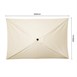 Parasol rectangulaire Bolero Seville 2x3m crème
