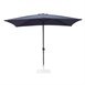 Parasol rectangulaire Bolero Seville 2x3m bleu marine
