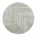 Plateau de table rond pré-percé Bolero Chevron 600mm