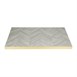 Plateau de table rectangulaire Bolero Chevron 1 100 mm x 700 mm
