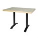 Plateau de table rectangulaire Bolero Chevron 1 100 mm x 700 mm