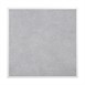 Plateau de table extérieur carré en verre trempé Bolero effet pierre gris clair bord blanc 700 mm