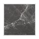 Plateau de table extérieur carré en verre trempé Bolero effet granit foncé bord blanc 700 mm