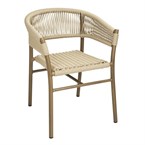 Fauteuils en corde naturelle tressée Bolero Florence (lot de 2)