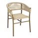 Fauteuils en corde naturelle tressée Bolero Florence (lot de 2)