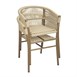 Fauteuils en corde naturelle tressée Bolero Florence (lot de 2)