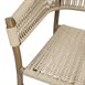 Fauteuils en corde naturelle tressée Bolero Florence (lot de 2)