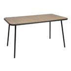 Table rectangulaire effet bois Bolero Santorini 1400mm