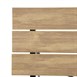 Table de terrasse carrée Bolero Perth effet bois