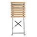 Chaises de terrasse pliantes Bolero Perth effet bois (lot de 2)