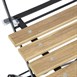 Chaises de terrasse pliantes Bolero Perth effet bois (lot de 2)