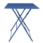 Table de terrasse carrée Bolero Perth bleu marine foncé