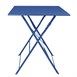 Table de terrasse carrée Bolero Perth bleu marine foncé