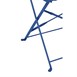 Chaises de terrasse pliantes Bolero Perth bleu marine foncé (lot de 2)