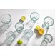 Gobelets coniques en verre recyclé Olympia 220ml (lot de 6)