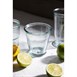 Gobelets coniques en verre recyclé Olympia 220ml (lot de 6)