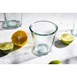Gobelets coniques en verre recyclé Olympia 220ml (lot de 6)