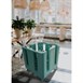Chariot à vaisselle réglable compact Cambro bleu ardoise
