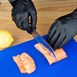 Gants vinyle non poudrés Hygiplas noirs 