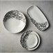 Assiettes rondes Churchill Kintsugi Accents Quartz Black Evolve 217mm (Lot de 12)