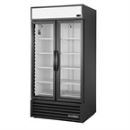 Vitrine positive libre service 2 portes True 991L noire GDM-35-HC~TSL01