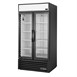 Vitrine positive libre service 2 portes True 991L noire GDM-35-HC~TSL01