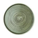 Assiettes avec rebord Churchill Stonecast Patina Green 260mm (Lot de 6)