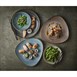 Assiettes coupes rondes Churchill Stonecast Raw Teal 182mm (Lot de 12)