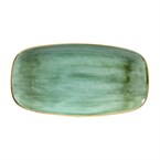 Assiettes oblongues Churchill Stonecast Samphire Green 189 x 355mm (Lot de 6)