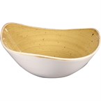 Bols triangulaires Churchill Stonecast Mustard 185mm (Lot de 12)