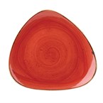 Assiettes triangulaires Churchill Stonecast Berry Red 229mm (Lot de 12)