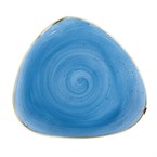 Assiettes triangulaires Churchill Stonecast Cornflower Blue 311mm (Lot de 6)
