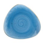 Assiettes triangulaires Churchill Stonecast Cornflower Blue 229mm (Lot de 12)