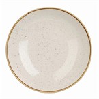 Assiettes coupes rondes Churchill Stonecast Barley White 220mm (Lot de 12)